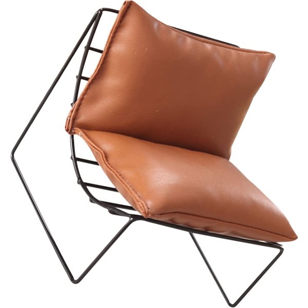 Kisangel Miniature Dollhouse Sofa Model Mini Furniture Single Couch 1: 12 Dolls House Living Room Accessories for Pretend Playset B