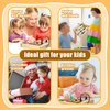 MTTIERY Montessori Busy Board for 1 2 3 Toddlers with LED Light Up Switch Boys Girls Birthday Gifts Preschool Learning Activities Wooden Toys Sensory Toys for 1-5 Year Olds