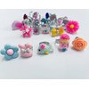 monochef 24pcs Rings for Girls Kids Dress Up Rings Jewelry Set Lovely Toys For Little Girls Adjustable, No Duplication, Girl Pretend Play Gift With Box