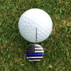GRAPHICS & MORE Thin Blue Line American Flag Golf Divot Repair Tool and Ball Marker