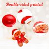 52 Pcs Christmas Gingerbread Man Party Hanging Swirl Decorations, Merry Gingerbread Man Snowflake Christmas Tree Ceiling Hanging Streamers Swirl for Xmas Winter New Year Holiday Party Supplies
