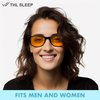 THL Blue Light Blocking Glasses for Better Sleep - 99.5% Blue Light Glasses for Women Men - Amber Orange Blue Blocker Glasses - Migraine Glasses - fl 41 Light Sensitivity Blue Light Blocker Glasses