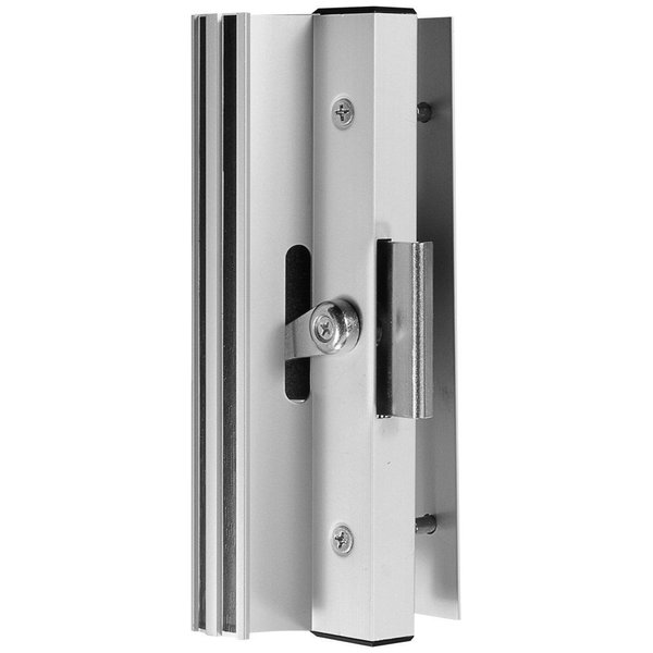 Wright Products - Surface Mounted Sliding Glass Patio Door Handle and Clamp Latch Set, Aluminum Grey - Internal Replacement Sliding Door Lock