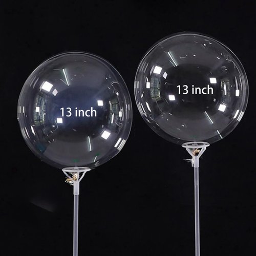 20 Pcs 13 Inch Bubbles Bobo Balloons Transparent Wedding Girl Birthday Party Decorations Supplies