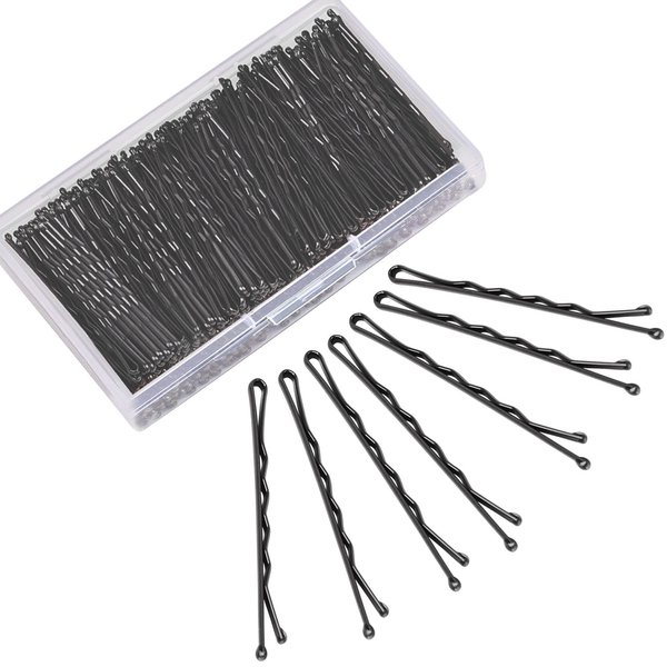 240 Pcs Bobby Pins Black, MORGLES 2 In Bobby Pins Hair Pins for All Hair with Box