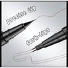 Fast Draw Eyebrow Pen, Duo Brow Microfilling Fork-Tips & Precise Tip, Natural Eyebrow Makeup Set with Spoolie Brush (#3 Dark Brown)