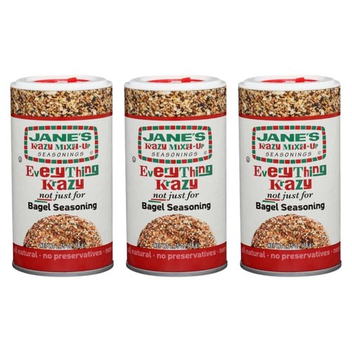 Jane's Krazy Seasonings Mixed Up Everything Bagel Seasoning, 2.75 Ounce