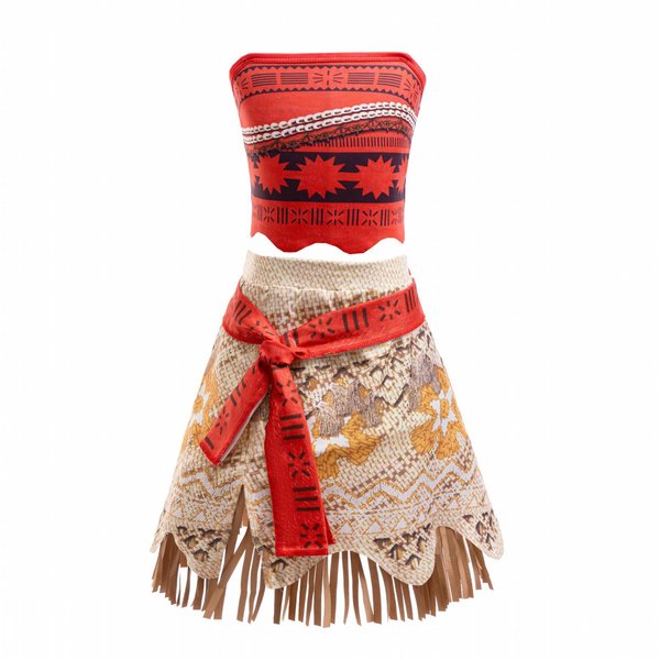 BELYQLY Girls Princess Costume Skirt Set Kids Theme Birthday Halloween Dress up Two-Pieces Crop Top Tassel Skirt Set (Red, 5 years)