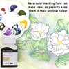 JOFOOK 150-Milliliter Watercolor Art Masking Fluid,For Ink-Watercolor-Gouache-Painting & Illustration,Two Bottles