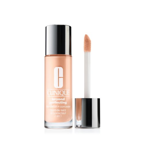 Clinique Beyond Perfecting Liquid Lightweight Full Coverage Foundation + Concealer For Dry Combination to Oily Skin Types, Ivory, 1 Fl Oz