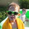 MIAHART 12 Pack Kids Party Sunglasses Bulk Summer Party Favors Retro Glasses for Boys and Girls Birthday Party Supplies, Green