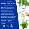 Earth Mama Wild Peppermint Hand & Body Wash | Foaming Castile Soap Liquid and Hand Soap, Made with Organic Wild Mint & Peppermint Oil, 5.3 fl oz