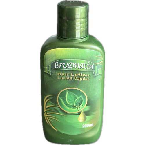 Ervamatin Hair Lotion - Natural Formula that Thickens, Strengthens & Restores Hair, Targets Appearance of Thinning, Nourishes & Revitalizes All Hair Types - Pack of 2 x 200ml