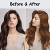 Blonde Brown Hair Dye 16.9 Fl Oz, Argan Oil Blonde Brown Hair Shampoo, 3 in 1 Hair Dye Shampoo, Easy To Use, Semi-Permanent Hair Color Shampoo (Blonde Brown)