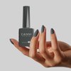 CANNI Grey Gel Nail Polish, 1Pcs Grey Gel Polish Dark Grey Color Nail Polish Gel High Gloss Soak Off U V Gel Nail French Nail Manicure Salon DIY
