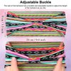 YBSHIN Boho Wide Headbands Stripe Hair Bands Knoted Turban Headband Stretch Headscarfs Twist Headwraps Sweatbands Hair Wears Cloth Elastic Floral Printed Head Bands for Women and Girls 3PCS (Set 1)
