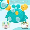 YUISTRE Crab Bubble Machine Bath Toy:Bath Bubble Maker,Blow Bubbles and Plays Children’s Songs,Bath Toys for Toddlers 1-3,Battery Operated (Azure)
