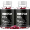 LIVORKA (2 Pack) Manhood Plus - Manhood Plus Gummies for Men, Manhood Plus 1050mg Gummy, 120 Gummies for 2 Months