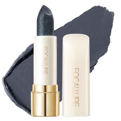 FOCALLURE Moisturizing Shiny Lipstick,Pearl Shimmery Finish,Hydrating Tinted Lip Balm with Creamy Texture,Long Lasting High Pigmented Lip Stain,Cowgirl