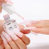 Nicedeco Rubber Base Gel for Nails Milky Pink Rubber Gel U V Color Base Gel Nail Polish 15ML 014