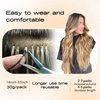 MioYio I Tip Hair Extensions Human Hair 30G/Pack Virgin Hair Itip Human Hair Extensions Dark Blonde to Highlighted Blonde Pre Bonded I Tip Real Hair Extensions Long Straight #18/613 22Inch