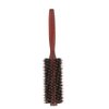 Hairstyling Brush, Round Hair Brush Solid Wood Handle for Home for Barbershop
