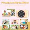 Makolle Camera for Kids,Christmas Birthday Gifts for Kids Age 3-9,1080P Video Cameras for Kids 8-12,Childrens Digital Camera for vlogging Portable Kids Selfie Camera with 32GB SD Card Apricot