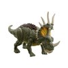 Jurassic World Fierce Force Styracosaurus Camp Cretaceous Authentic Dinosaur Strike Motion Action Figure, Movable Joints, Gift 3 Years & Older