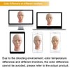 Male Bald Mannequin Head for Wig Making Hat and Glasses Display Model Head, Professional Cosmetology Head Beige Color No Make Up