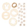 Easter Wooden Bead Craft Kit, Makes 3