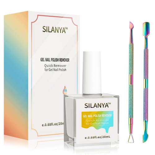 Gel Nail Polish Remover with File and Scraper,Professional Strength, Removes Gel, Acrylic and Regular Polish Quickly and Safely