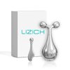 LIZICH 3D Facial Roller Massager Tools with Ice Ball for Tightening and Puffiness,Eye Roller for Puffy Eyes,Face Skin Care Tool for Wrinkles and Lifting for Women