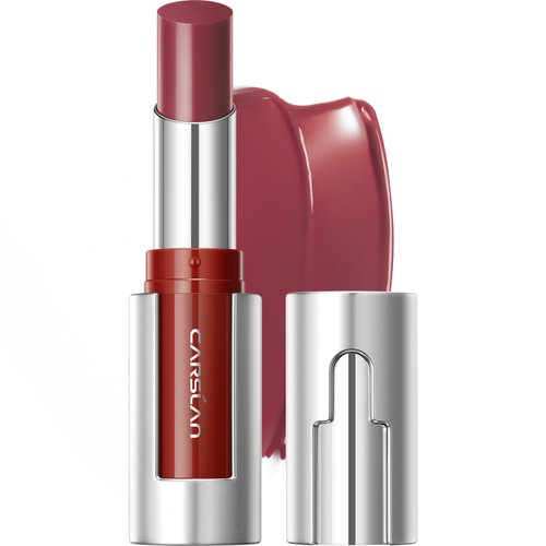 CARSLAN Essence Lipstick, Moisturizing, Plumping, Shiny Lip Color, Non Sticky Lipstick with Vitamin E, Sooth, Soften Lip, J306