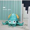 Cartoon Bath Toys Octopus Clockwork Mini Cute Swim Learning to Walk Baby Bathtub Toys Infant Water Land Classic Toy for Children (Octopus Red)