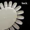 Honbay 12PCS Plastic 20 Tips False Nail Swatches Wheels Nail Art Color Polish Display Wheel for Manicure