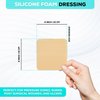 MedVance TM Silicone - Silicone Adhesive Foam Absorbent Dressing, 4"x4", Box of 5 dressings