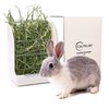 CalPalmy Hay Feeder for Rabbits, Guinea Pigs, and Chinchillas - Minimize Waste and Mess with 5.5" x 3.5" x 7.4" Hanging Alfalfa and Timothy Hay Dispenser