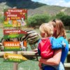 Hooqict 20 Pieces Safari Party Sign for Jungle Party Decorations Safari Decorations Directional Signs Classroom Wild Animal Birthday Party Decorations Zoo Theme Party Supplies Welcome Signs