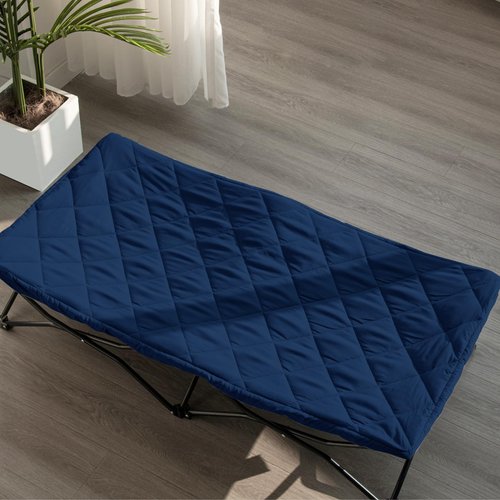 Sheet for Regalo My Cot Portable Toddler Bed, Joovy Travel Cot, Adovel Baby Bassinet Bedside Crib (Sheet Only, Bed not Included), Soft Child Travel Cot Padded Cover, Navy