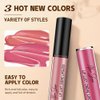3PCS Cream Lip Gloss, Sexy Women Lipstick, Moisturising Liquid Lipstick, Non-Fading, Non-Stick to Cup, Non-Stick to Cup, 2024 New Waterproof Lip Gloss, Vivid Colorful Lipgloss Women Makeup