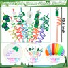 Erweicet Golf Party Favor 72 PCS Golf Theme Slap Bracelet DIY Stickers Temopory Tattoos Keychains Plastic Straws Gift Bags for Golf Birthday Party Sports Event Goodies Bags Filler
