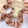 ZARSIO 10 PACK Bridesmaid Scrunchies Bridesmaid Proposal Gifts Elastics Hair Ties Bachelorette Party Favors (Rosegold)