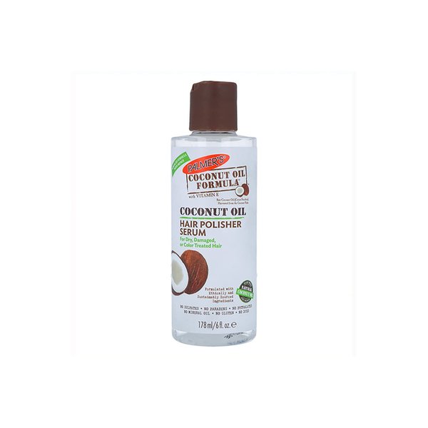Palmers Coconut Oil Moisture Boost Hair Polisher Serum 6 Ounce (Pack of 3)