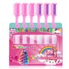 New Hair Chalk Comb for Girls Kids, Washable Temporary Hair Color Dye for Kids Age 5 6 7 8 9 10+ Birthday Party Gift Cosplay DIY, Children's Days (Pink & Purple)
