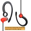 HYS 2.5mm 2-way Radio Headset, G Shape Earphone with PTT Microphone, Walkie Talkie Earpiece for Motorola Talkabout T200 T400 T600 T800 T260TP MH230R MR350R FRS/GMRS Talkabout radios(Packing of 2)