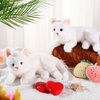 Shappy 2 Pcs Heartbeat Cat Calming Toy Stuffed Plush Warm Pillow Toys Heart Shaped Heartbeat Replacement Soother Heartbeat Simulator, Red Heartbeat for Cat Kitten Dog Anxiety Relief Sleep