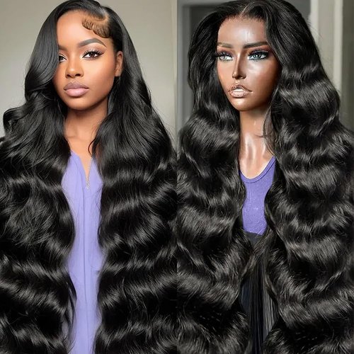 Redice 28 Inch 13x6 Lace Front Wigs Human Hair Pre Plucked 200% Density Human Hair Wigs Body Wave HD Lace Front Wigs Human Hair with Baby Hair Frontal Glueless Wigs Human Hair Wigs for Women