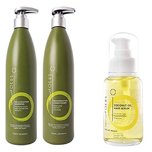 Perfect Hair Hair Growth Shampoo and Conditioner Bundle with Hair Oil - Deep Conditioning Hair Tr...