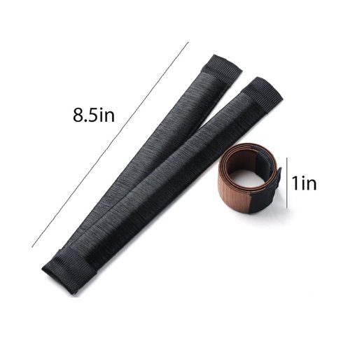 Hair Bun Maker French Twist Hair Fold Wrap Snap - Ballet Bun for Women and Kids (1 Brown, 1 Light Brown，1 Black)