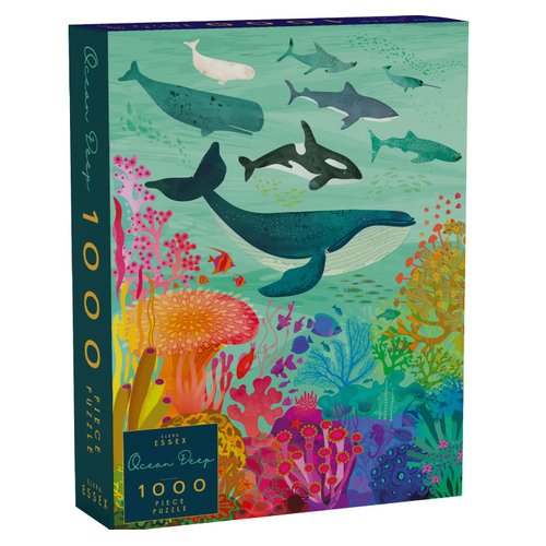Elena Essex 1000 Piece Puzzle for Adults - Woodland Magic, Desert Hideout, Autumn Wheel, Winter Wheel, Dream Away (Ocean Deep)